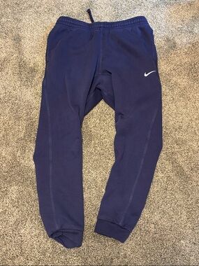 Nike  Navy Fleece Jogger Sweatpants Adult M
